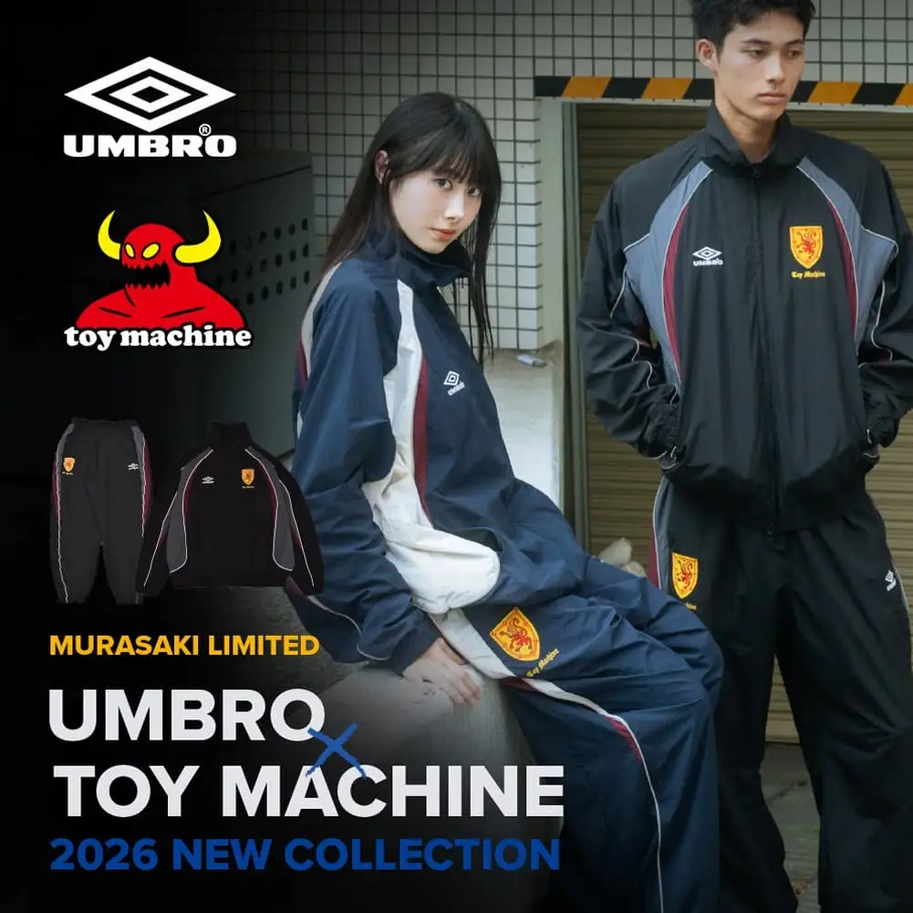 希少 XL UMBROジャケットsetup toymachine フットボールとスケートが、街で出会う。UMBRO×TOY MACHINEの別注